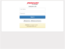Tablet Screenshot of merc.mtssafety.com